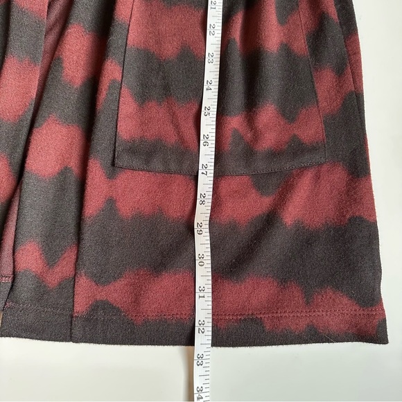 Sanctuary Women’s Open Front Cardigan Red Black Oversized Size Small NWT - Picture 5 of 8